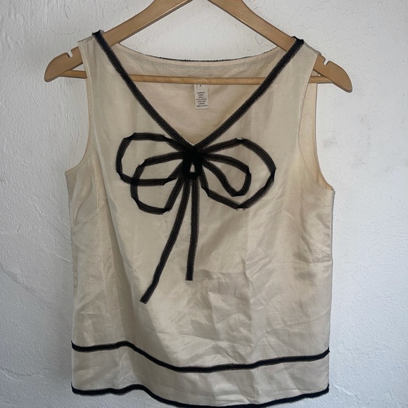 J. Crew Farrah bow top - Picture 2 of 6